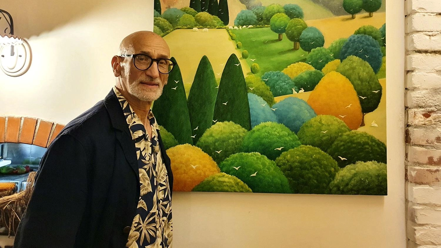 I paesagggi idialliaci di Gatteschi in mostra nell’osteria I paesagggi idialliaci di Gatteschi in mostra nell’osteria