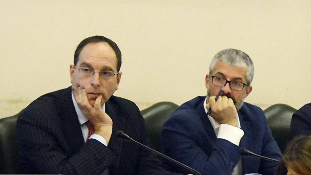 I consiglieri di opposizione del centrosinistra Mascagni e De Martis