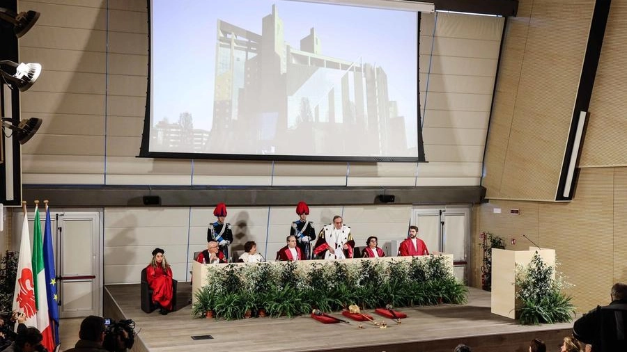 L'inaugurazione dell'anno giudiziario (foto Cabras/New Press Photo)