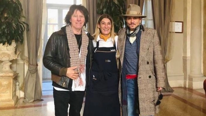 Johnny Depp a Pisa