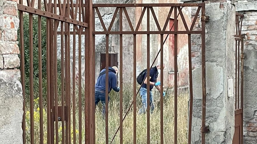 Sopralluogo dei carabinieri non lontano dal supermercato: si cerca l'arma