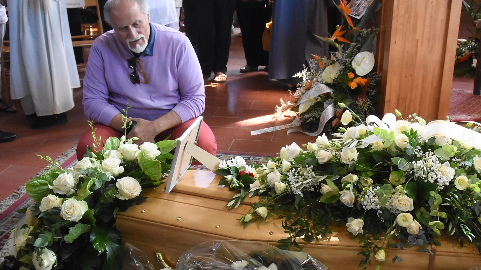 I funerali di Piero Bruni