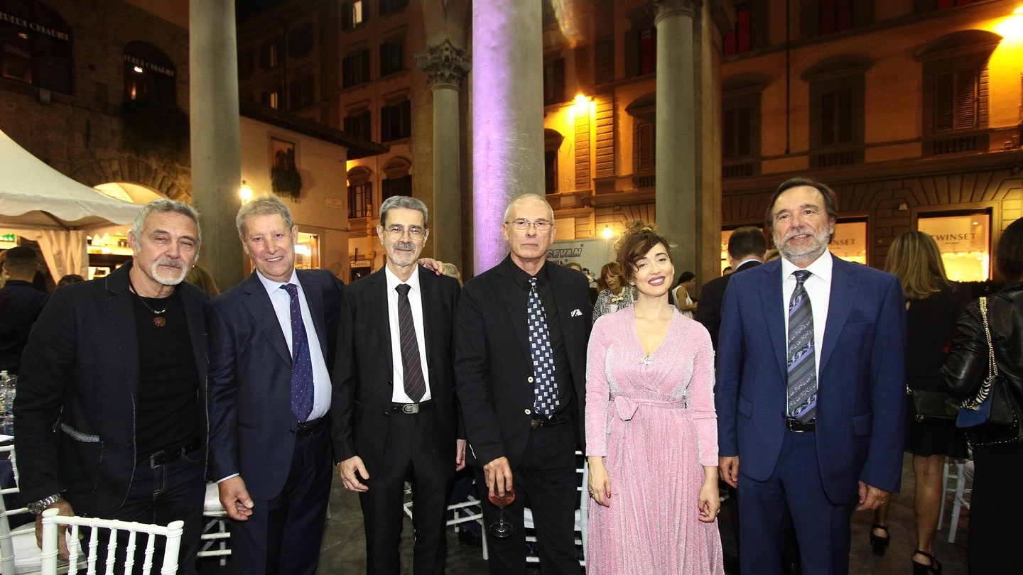 Premio Porcellino. Foto di gruppo dei premiati (Umberto Visintini/New Press Photo)
