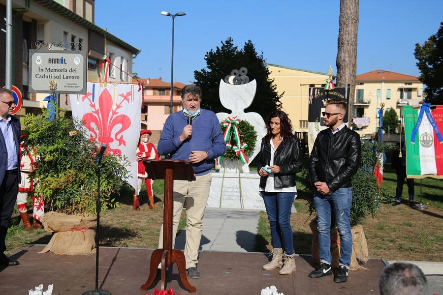 La cerimonia a Fucecchio (foto Gasperini/Germogli)