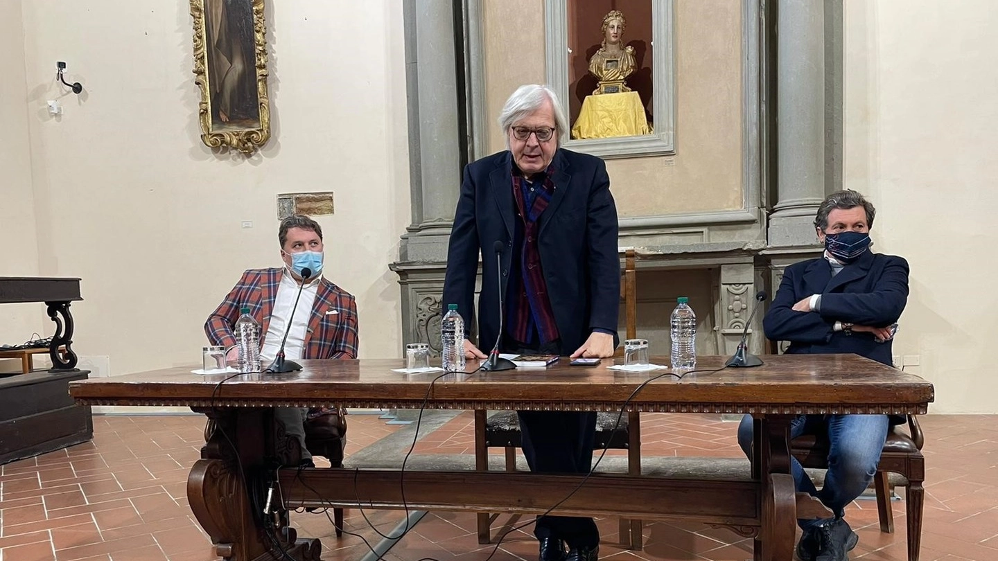 Vittorio Sgarbi a Castiglion Fiorentino
