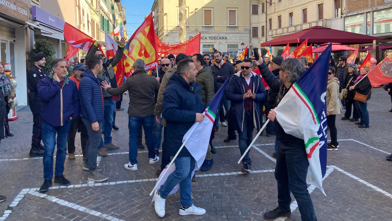 Al corteo di Pontedera