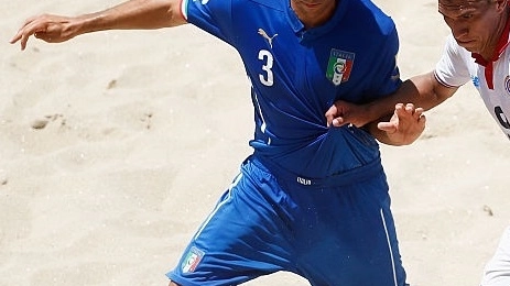 Mirko Marrucci in maglia azzurra