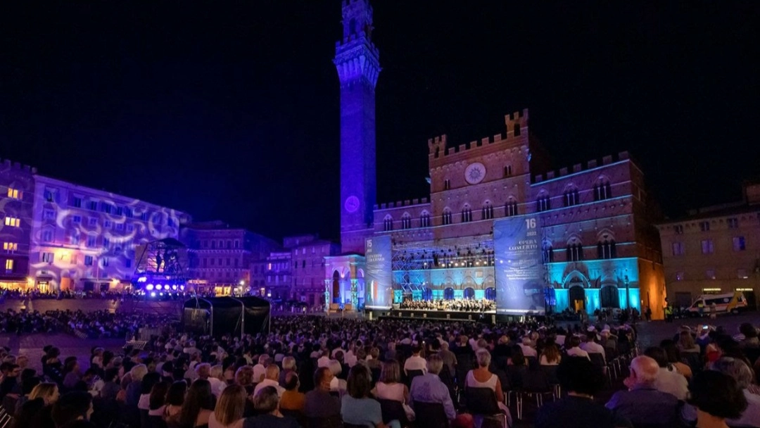 Concerto per l’Italia in Piazza del Campo
