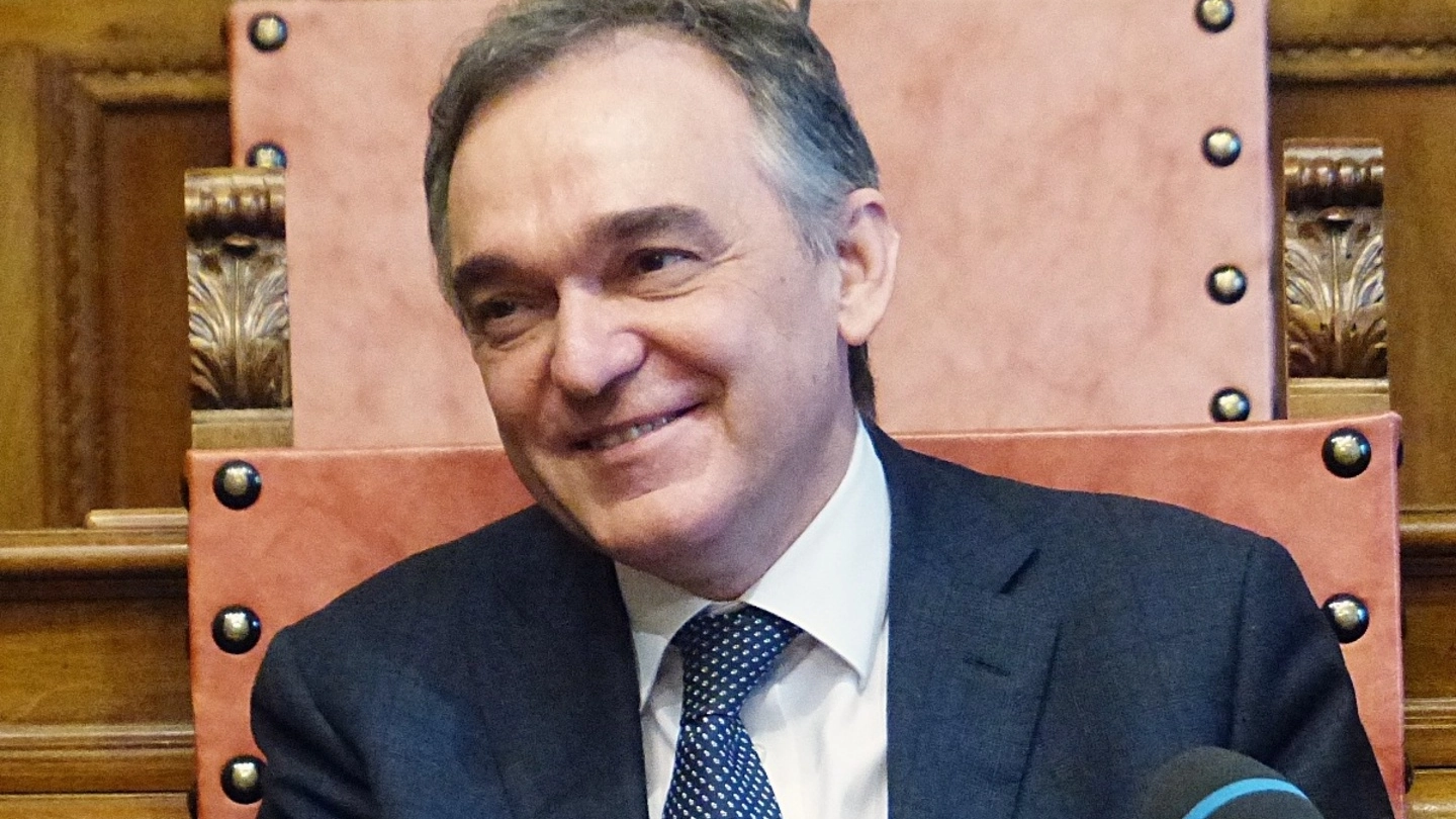 Il commissario per il Padiglione Italia all’Expo Diana Bracco e il governatore Enrico Rossi 