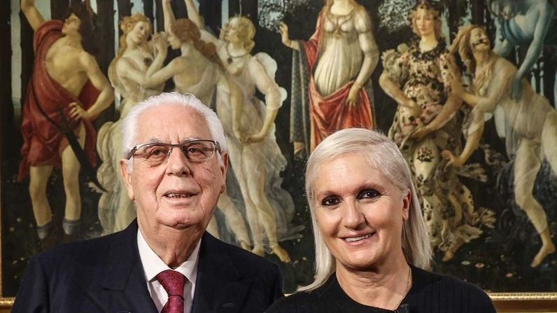 Maurizio Bigazzi, Confindustria Firenze, con Maria Grazia Chiuri, Dior