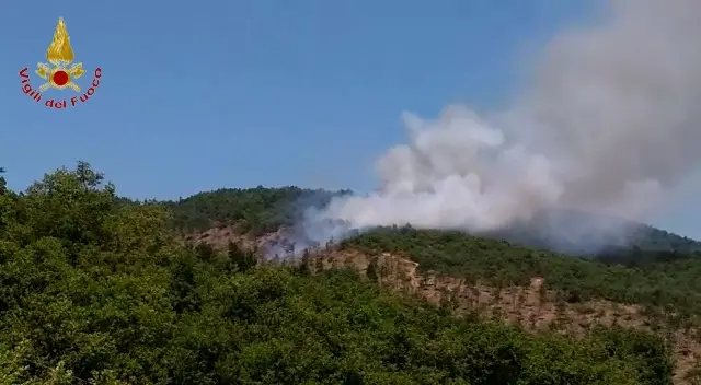Incendio, rogo a Castiglion Fibocchi divora ettari di terra
