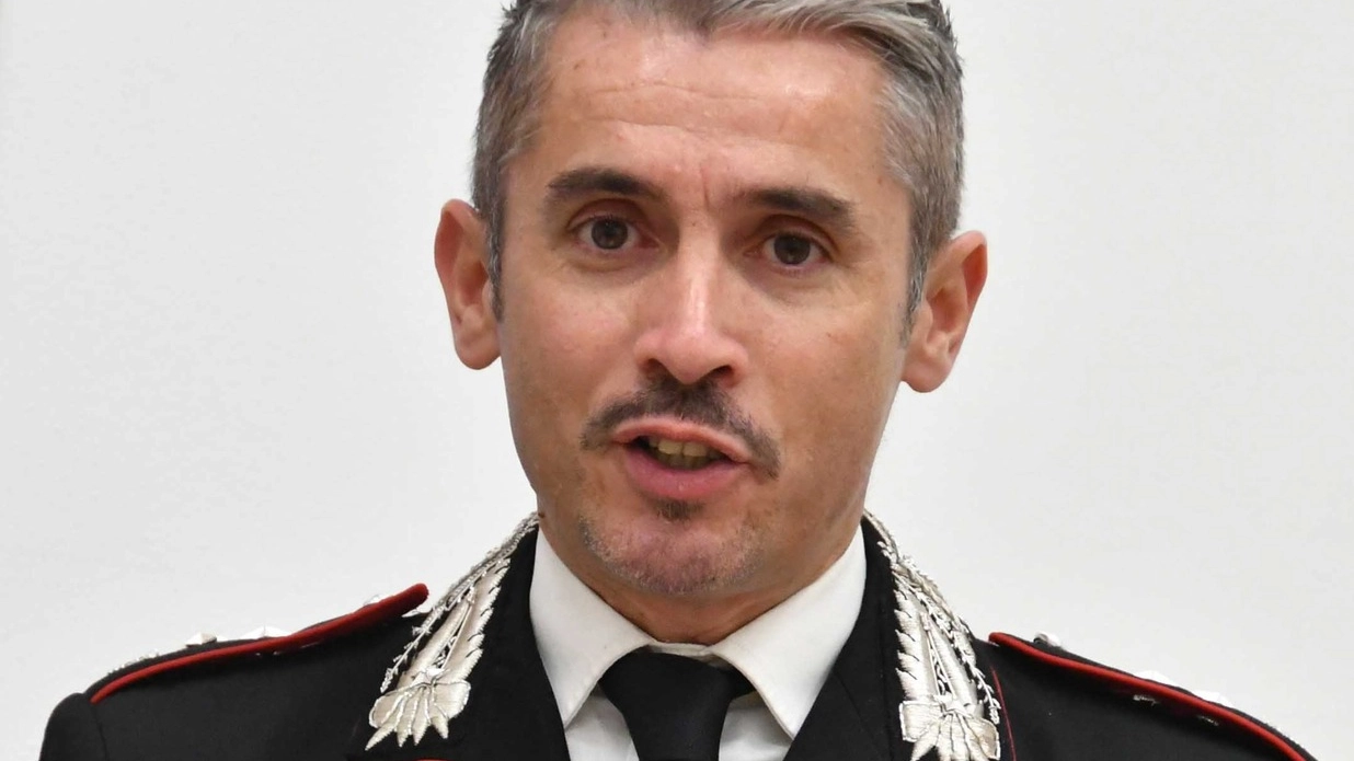 Il tenente colonnello Massimo Rosati