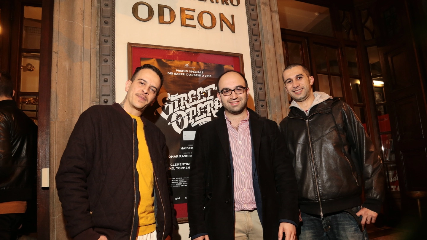 Serata fiorentina di "Street Opera" con Tormento, Haider e Omar Rashid (New Press Photo)