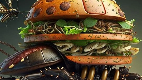 Le farine di insetti riducono le emissioni di Co2 Si consumano inoltre meno acqua e suolo Le farine di insetti riducono le emissioni di Co2 Si consumano inoltre meno acqua e suolo