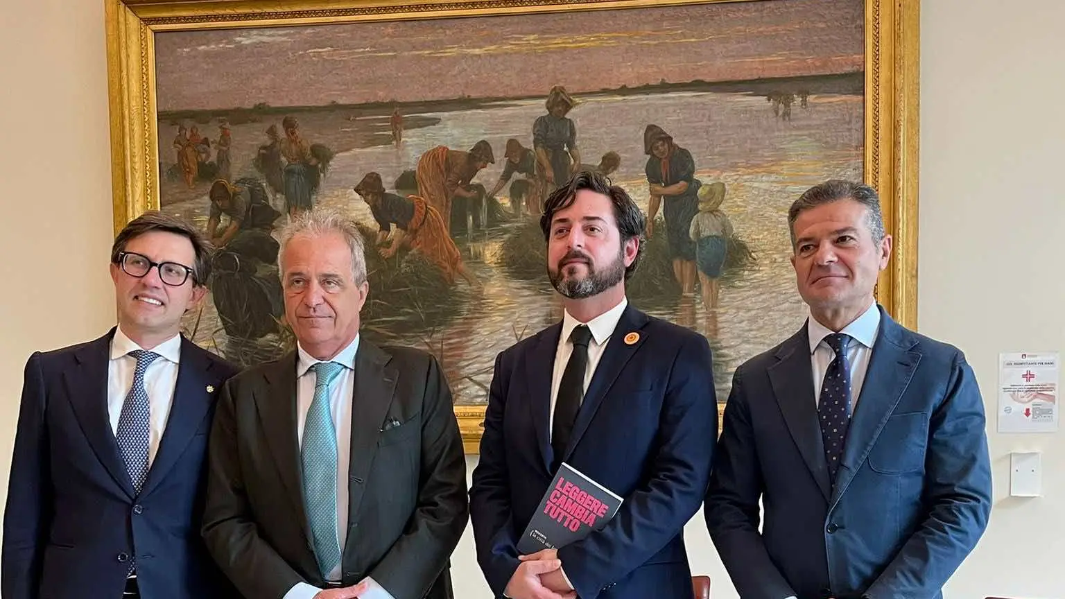 Da sinistra: Dario Nardella, Luigi Salvadori, Gabriele Ametrano e Alfonso Di Martino Da sinistra: Dario Nardella, Luigi Salvadori, Gabriele Ametrano e Alfonso Di Martino