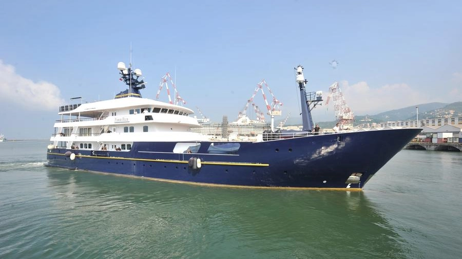 Il Force Blue,  il mega yacht di Flavio Briatore (Ansa)