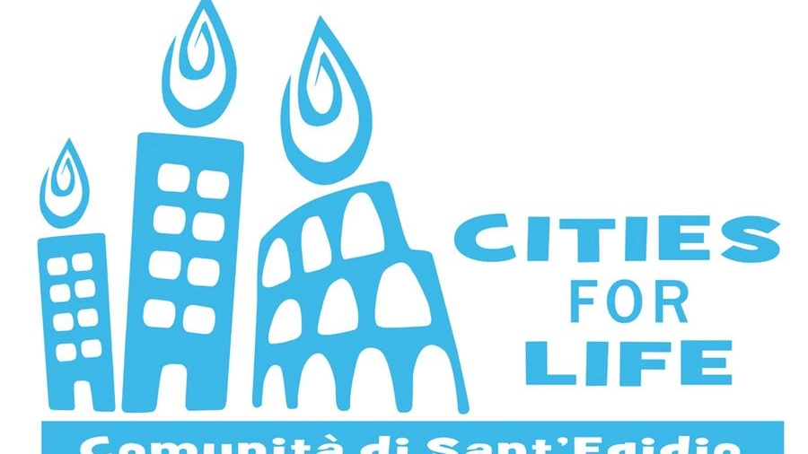 Il logo della 'Città per la vita'