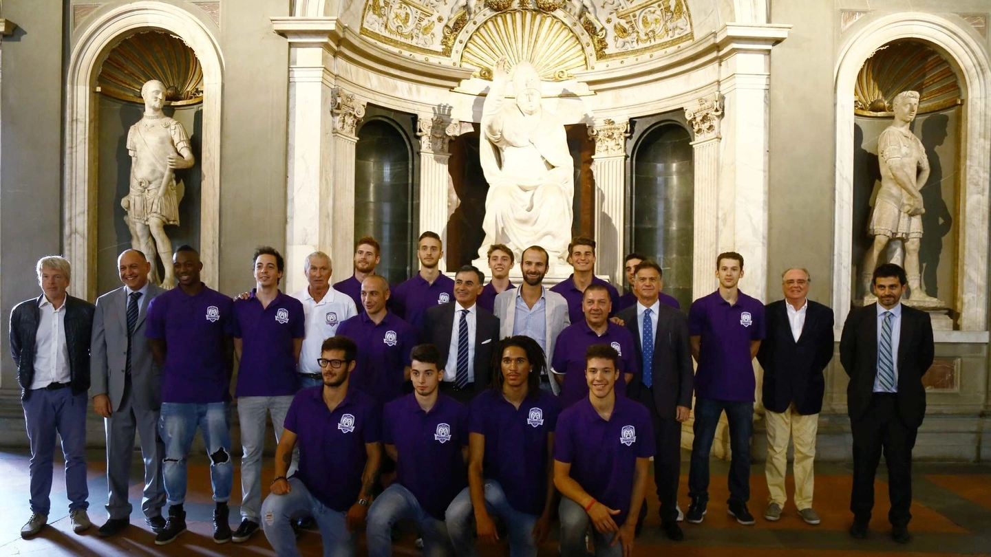 La presentazione della Fiorentina Basket in Palazzo Vecchio (Germogli)