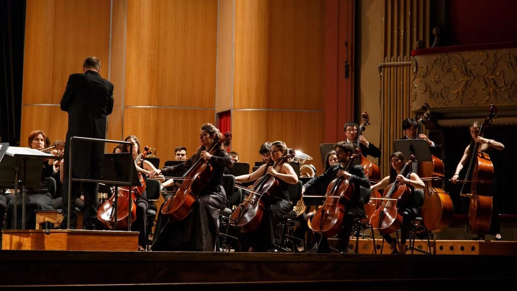 L'orchestra del Conservatorio Cherubini