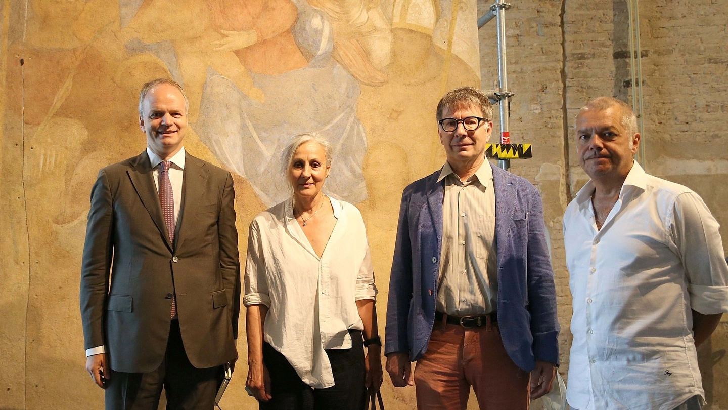 Eike Schmidt al S. Maria con il sindaco De Mossi e l’assessore Tirelli