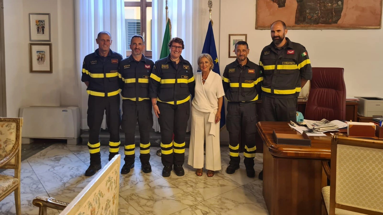 Vigili del fuoco in Libia, i ringraziamenti del prefetto Vigili del fuoco in Libia, i ringraziamenti del prefetto