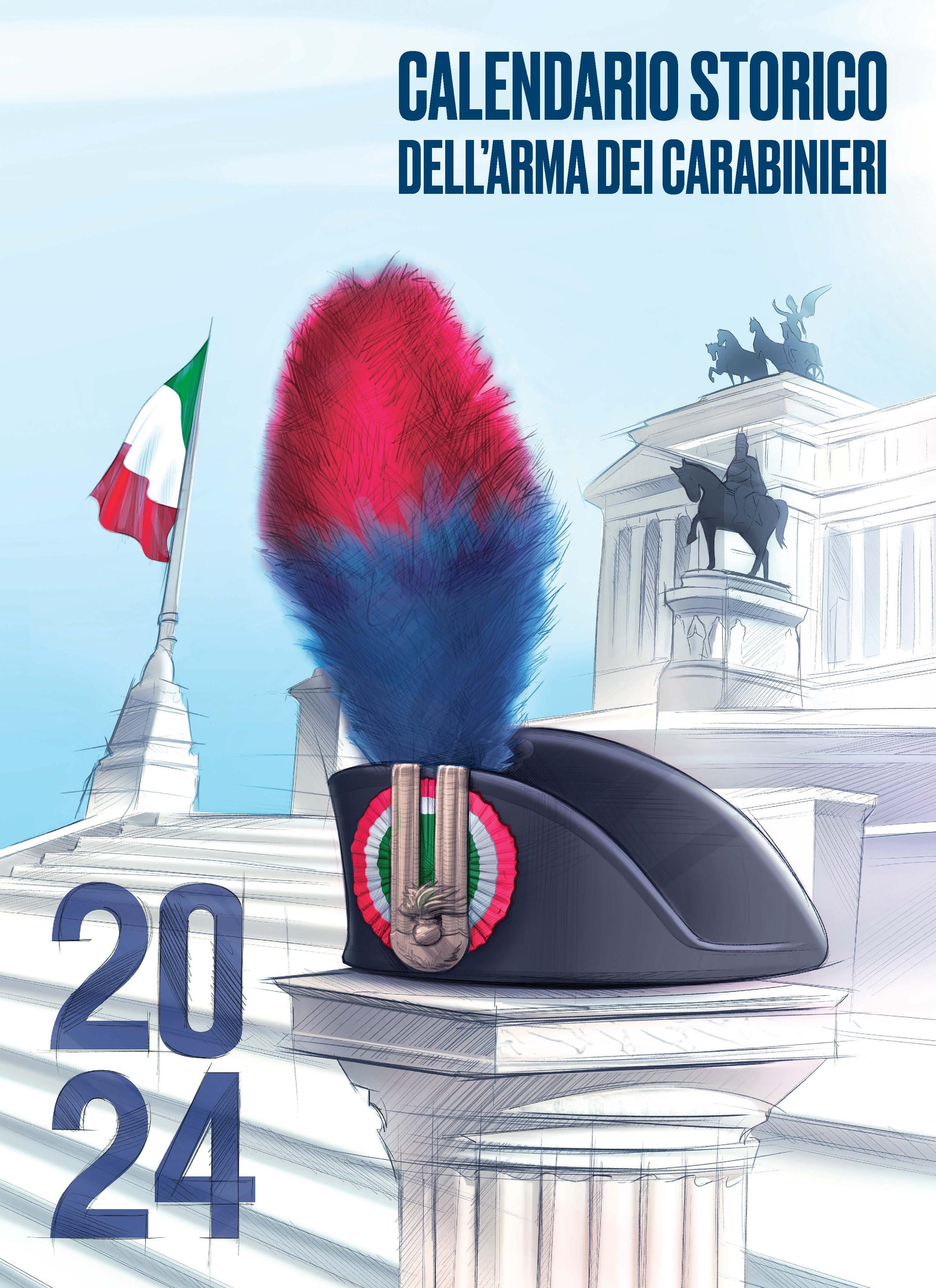 Presentato il Calendario Storico dell’Arma dei Carabinieri ed. 2024