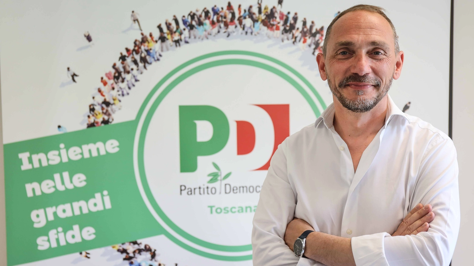 Il segretario toscano del Pd, Emiliano Fossi (New Press Photo)
