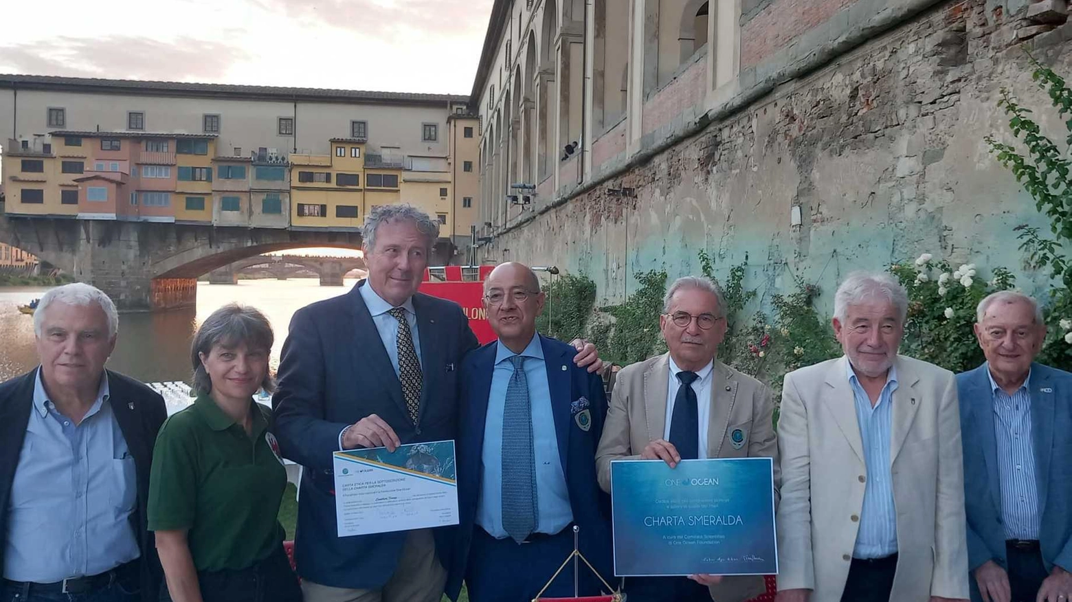 Canottieri Firenze premiate con la Charta Smeralda per l'impegno sulla sostenibilità ambientale