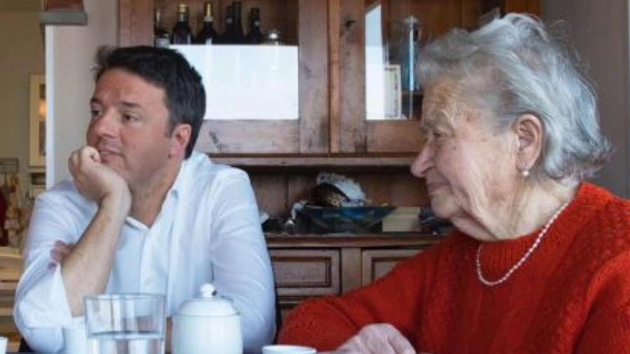 Matteo Renzi con la nonna Anna