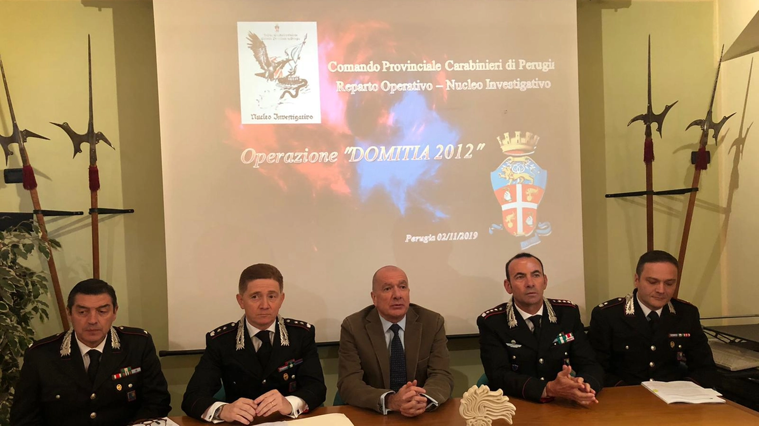 La conferenza stampa dei carabinieri con il Procuratore Giuseppe Petrazzini