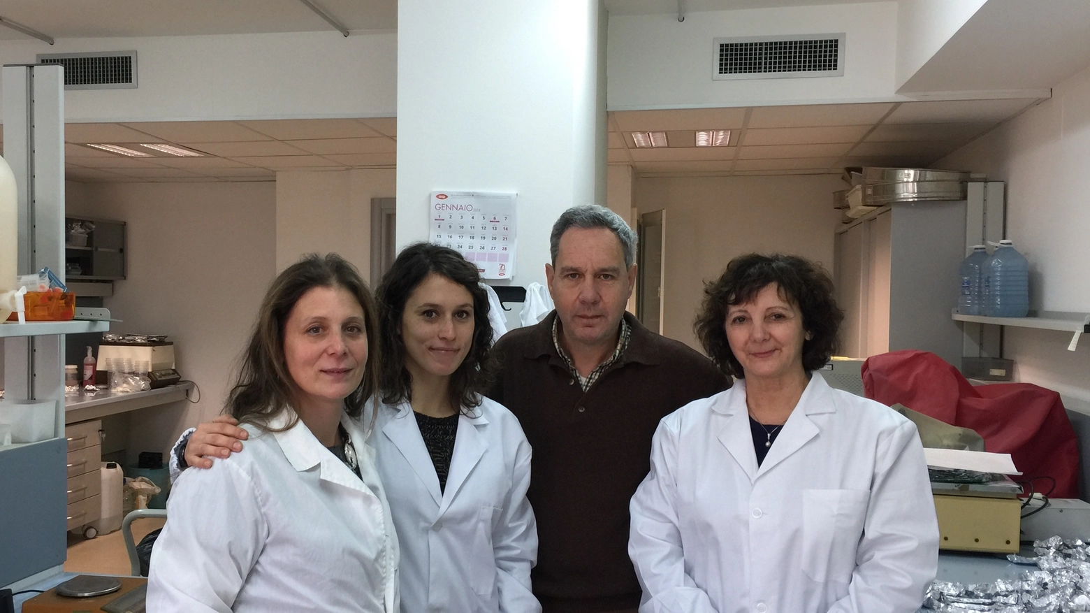 Il team di ricerca: Flavia Vallerini, Virginia Menicagli, Claudio Lardicci, Elena Balestri