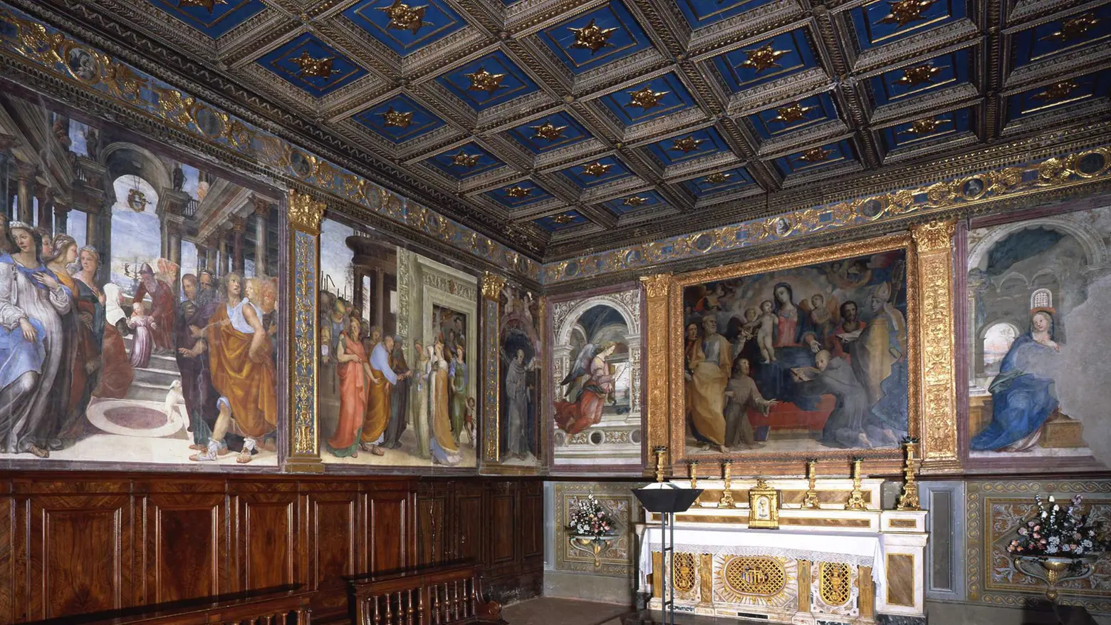 San Bernardino I tesori del Museo Diocesano in mostra di notte San Bernardino I tesori del Museo Diocesano in mostra di notte