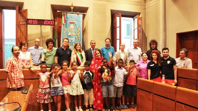 I bambini Saharawi in comune a Empoli