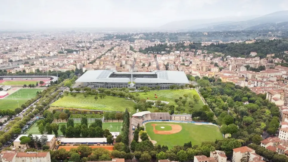 Il progetto del nuovo stadio della Fiorentina Il progetto del nuovo stadio della Fiorentina