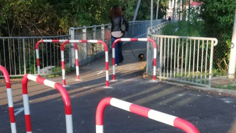 La pista ciclabile off limits: "Quelle transenne bloccano le mie uscite in carrozzina"