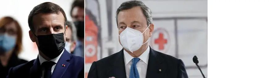Telefonata Draghi-Macron: "Pronti a far ripartire Astrazeneca quando Ema darà ok"
