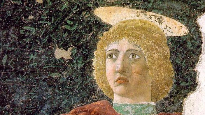 Il San Giuliano di Piero della Francesca, una delle due opere esposte in Russia