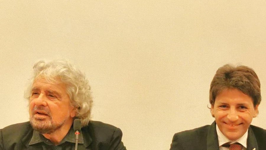 Beppe Grillo e Gianluca Ferrara
