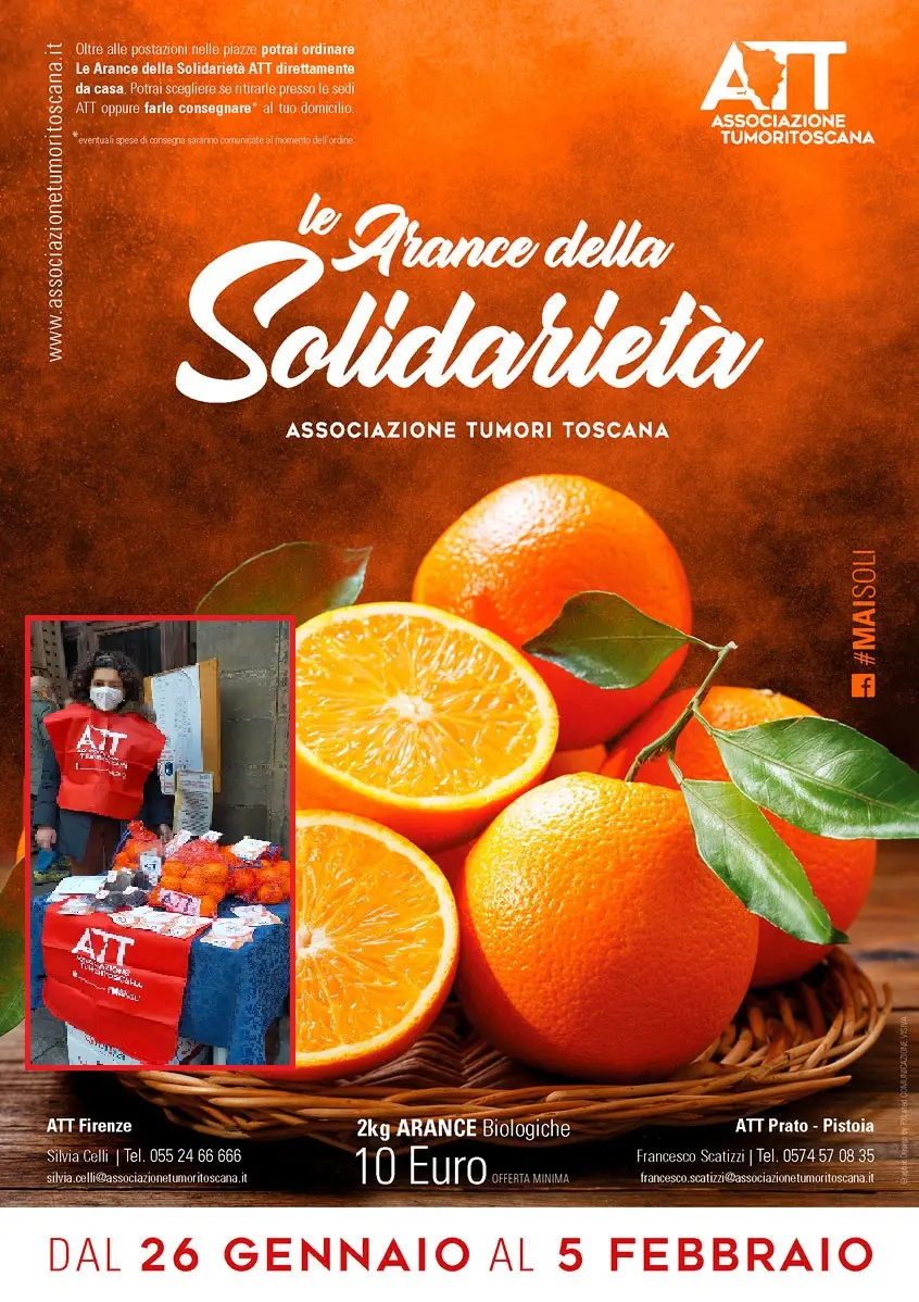 Arance della solidarietà per aiutare la lotta ai tumori: ecco dove trovarle