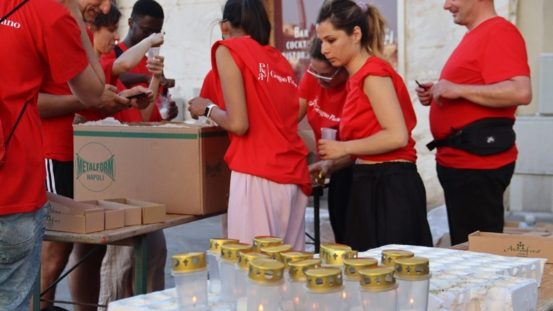 Le operazioni di accensione dei lumini Le operazioni di accensione dei lumini