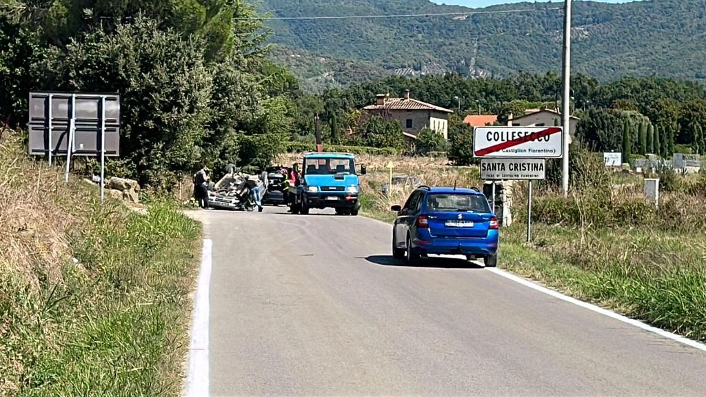 Il primo incidente avvenuto a Santa Cristina di Castiglion Fiorentino Il primo incidente avvenuto a Santa Cristina di Castiglion Fiorentino
