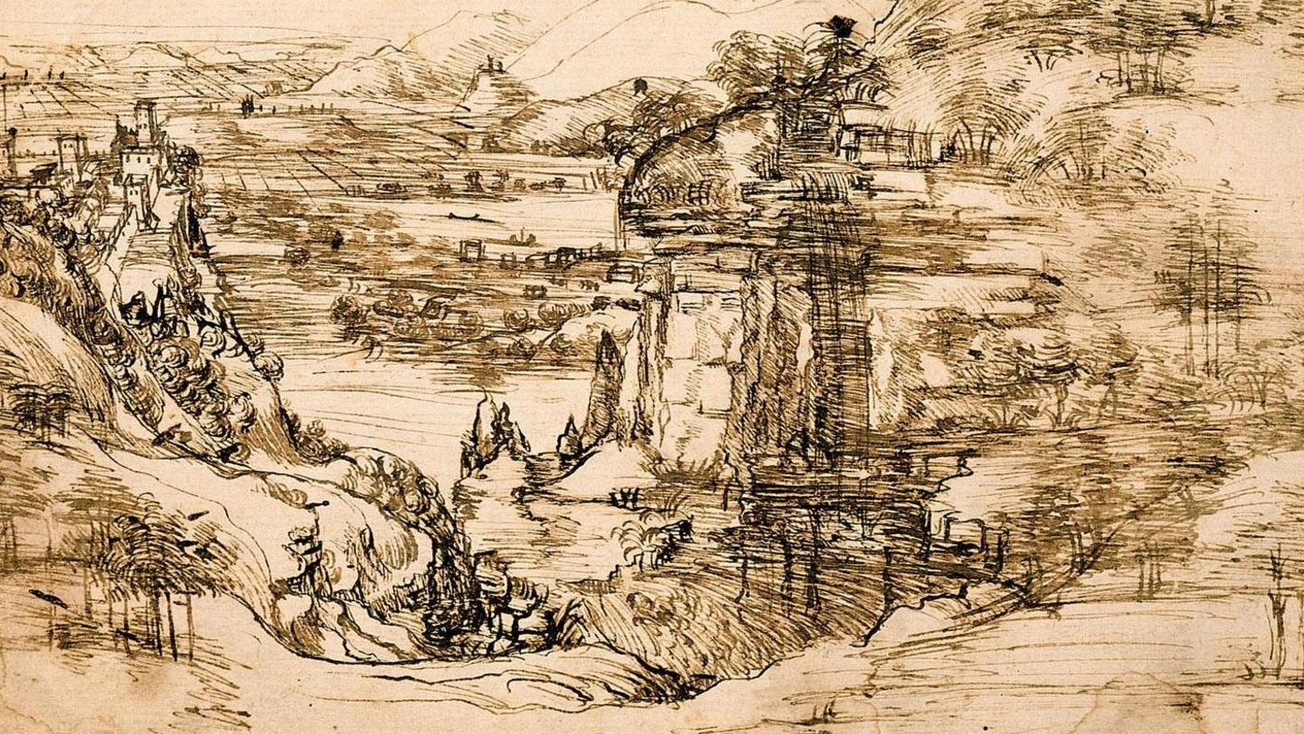 Leonardo disegnò la Cascata «mostrando di conoscere la citazione dantesca nel Paradiso» dice il dottor Luca Tomìo
