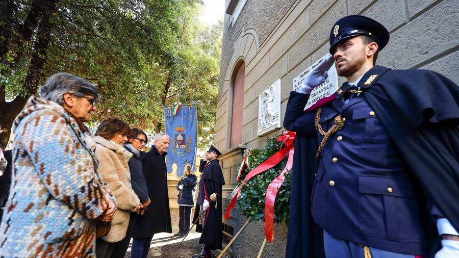 La cerimonia di commemorazione di Leonardo Falco e di Giovanni Ceravolo (Foto Germogli)