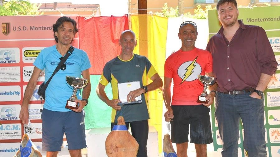 Il podio della gara Il podio della gara