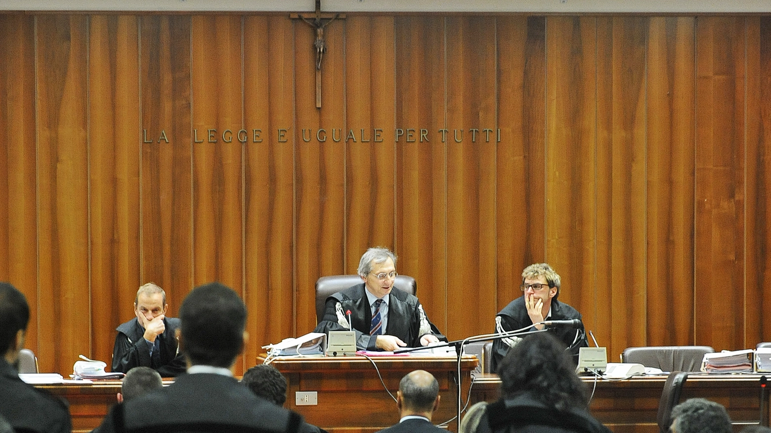 Un'udienza in tribunale