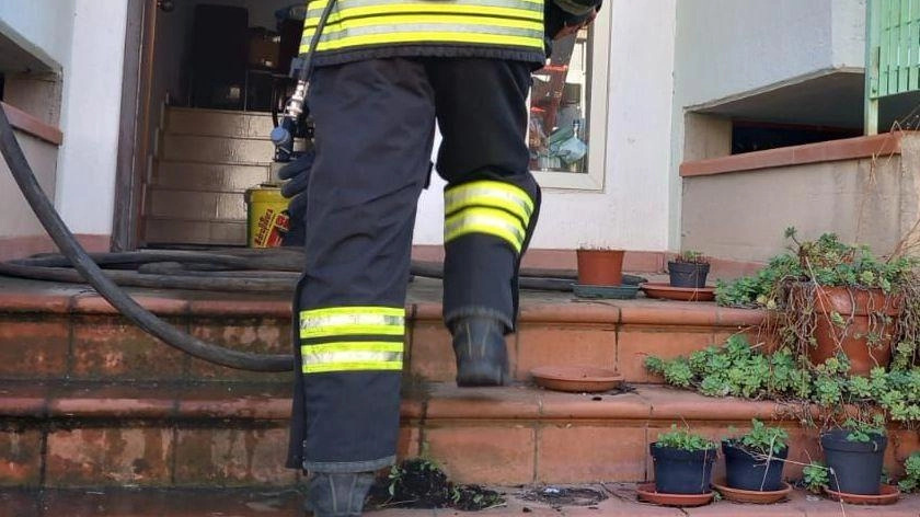 Fiamme in un cassone dietro il supermercato Lidl e in una casa Fiamme in un cassone dietro il supermercato Lidl e in una casa
