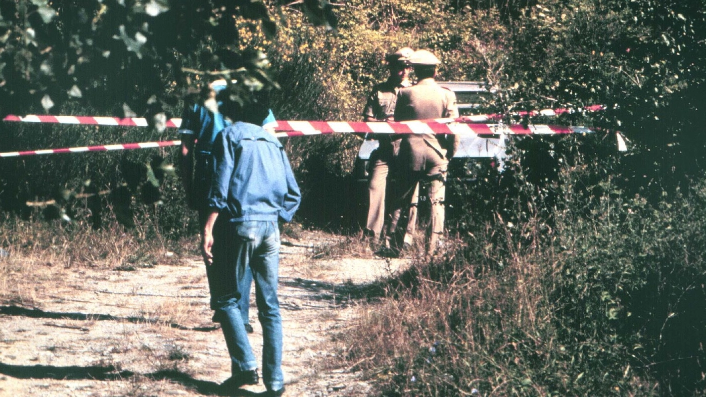 La piazzola a Vicchio (Firenze), dove il 29 luglio 1984 furono uccisi Pia Rontini e Claudio Stefanacci