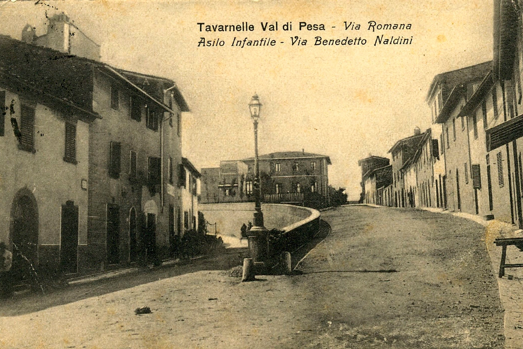 foto storica lampione via Naldini (foto Archivio Mario Forconi)