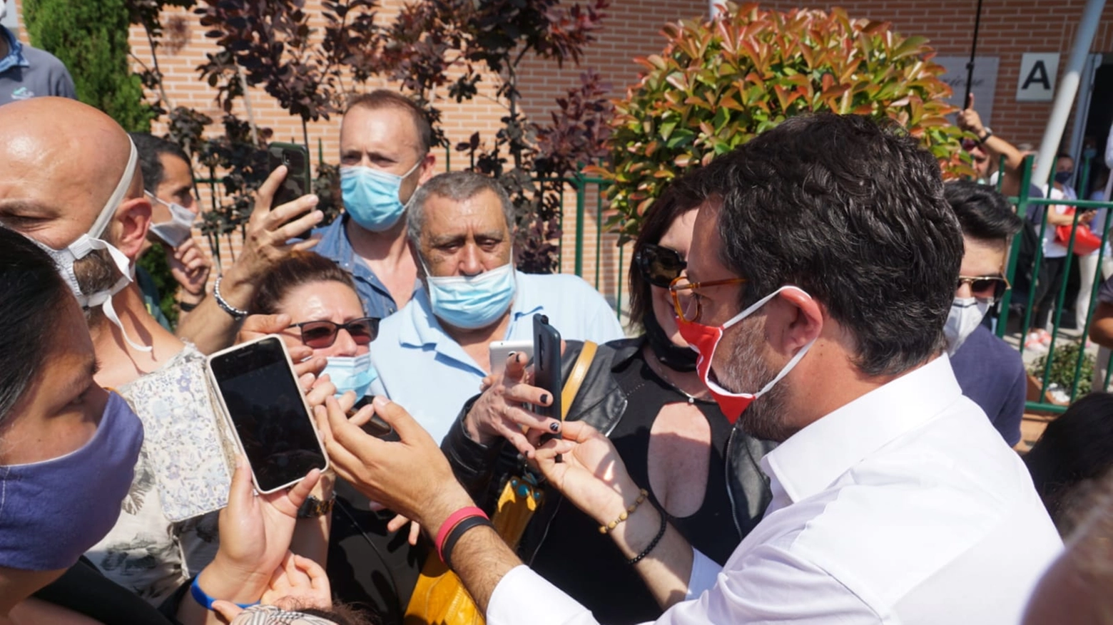 Salvini a Santa Croce sull'Arno (Sarah Esposito / Fotocronache Germogli)