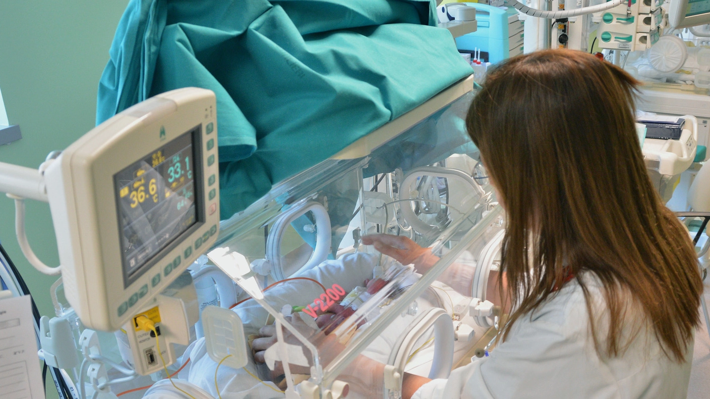 Un'immagine di repertorio di un reparto di terapia intensiva neonatale